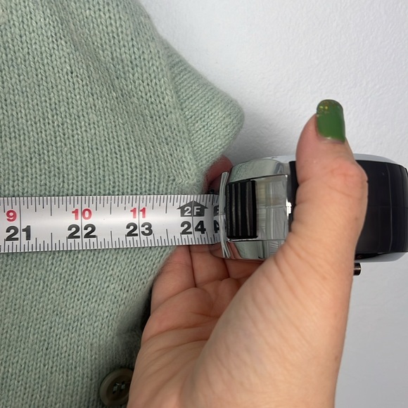 COS COB women’s large longline button detail vintage angora blend sweater - Picture 6 of 9